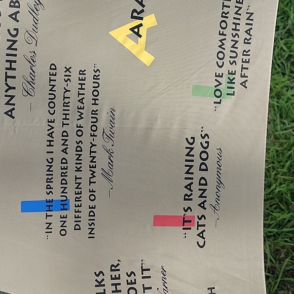 Aramis Talks Dry Wit Rainy Weather Umbrella Hook Handle 35.5 in. Long - Picture 3 of 10